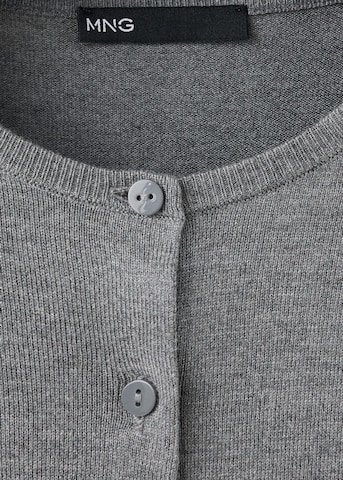MANGO Gebreid vest 'LUCCA' in Grijs