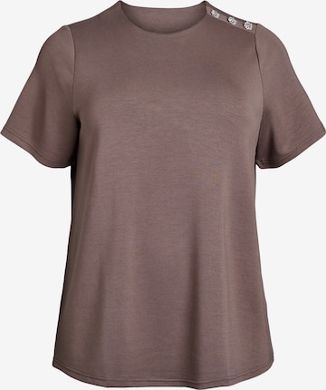 ZizziBluza 'Eingrid' - smeđa boja: prednji dio