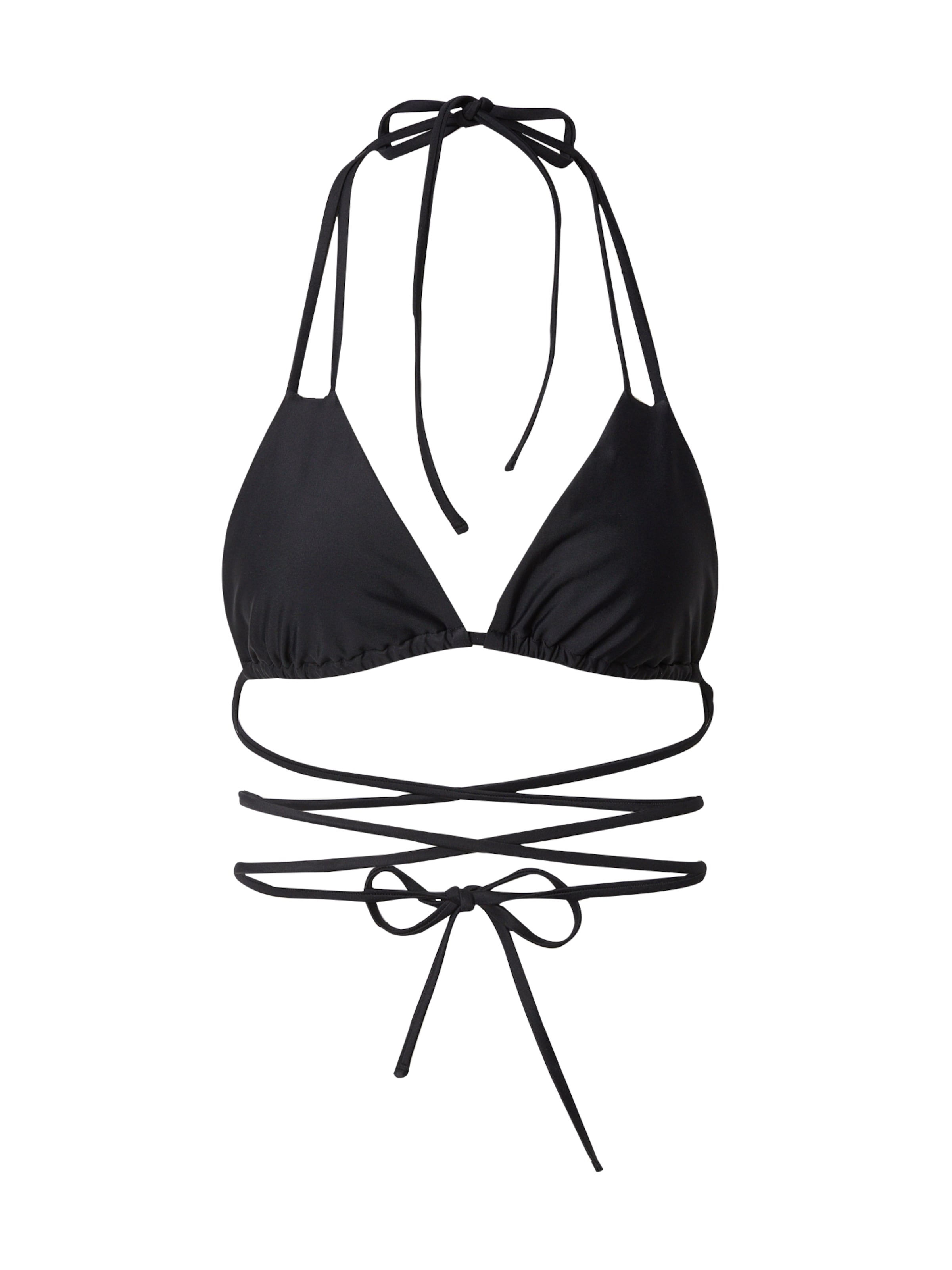 LeGer by Lena Gercke Trikotni nedrčki Bikini zgornji del 'Alanis' | črna barva: sprednja stran