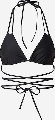 Triangolo Top per bikini 'Alanis' di LeGer by Lena Gercke in nero: frontale