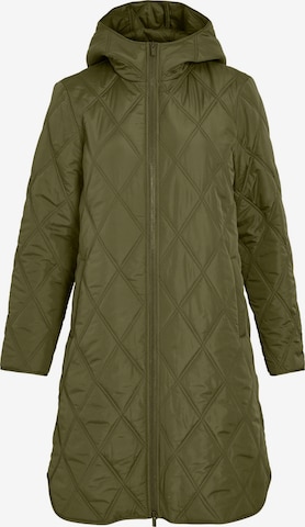 VILA - Abrigo de entretiempo en verde: frente