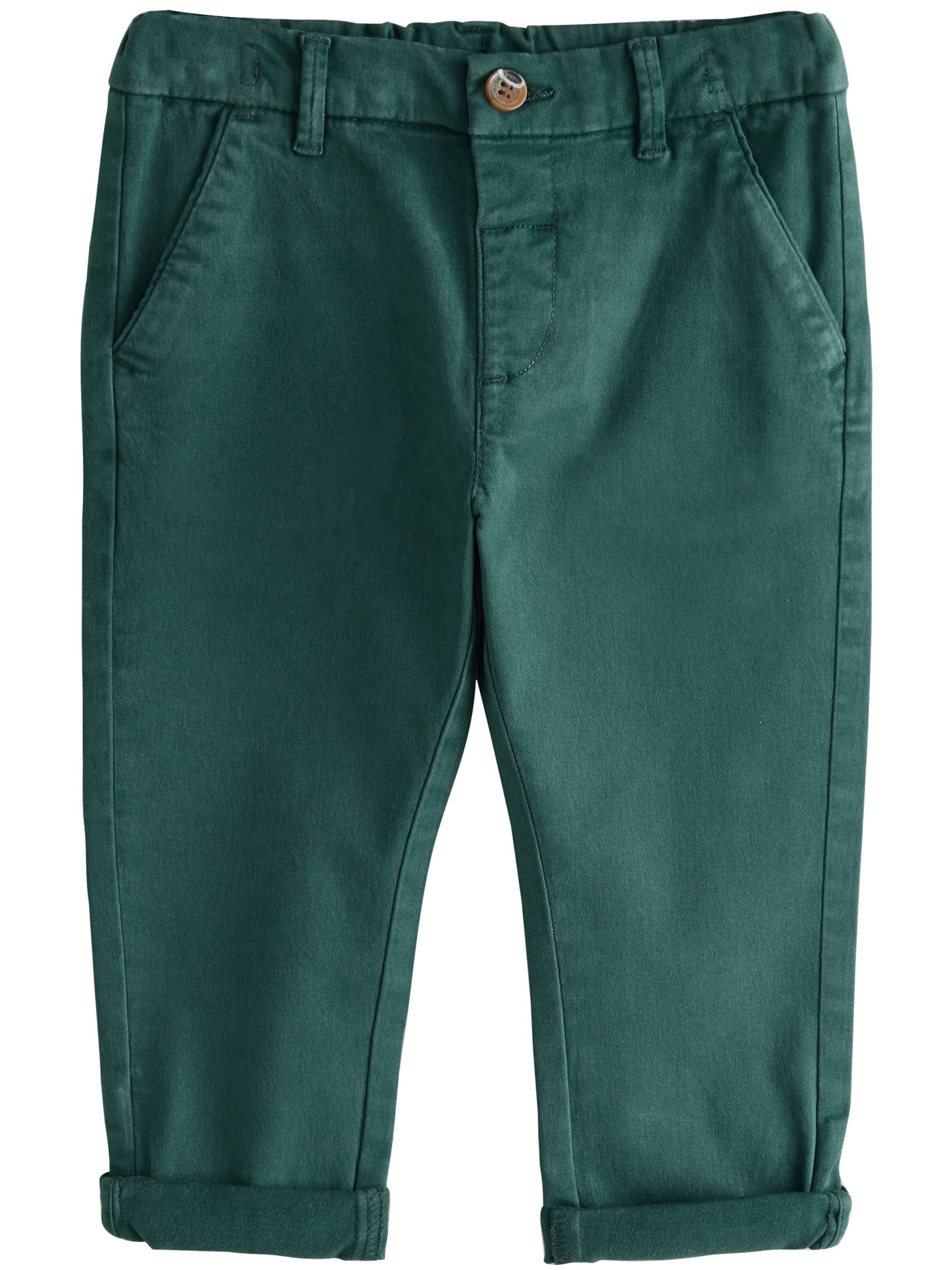 Next Обычный Штаны в Зеленый: спереди