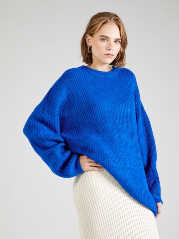 ABOUT YOU Oversized trui 'Mina' in Blauw: voorkant