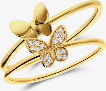 Lucardi Ring in Goud: voorkant