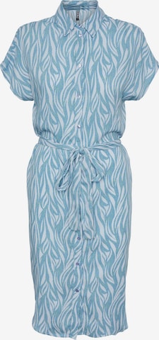 PIECES Shirt Dress 'NYA' in Blue: front