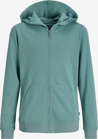 Veste de survêtement 'JJEBradley' Jack & Jones Junior en bleu : devant