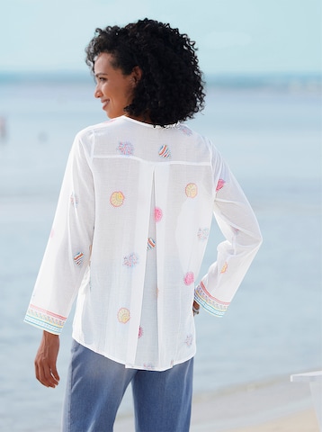 heine Bluse in Weiß