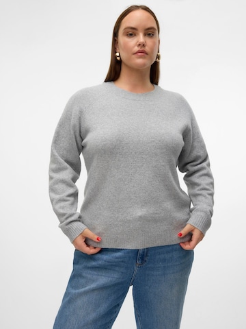 Vero Moda Curve Sweater 'DOFFY' in Grey