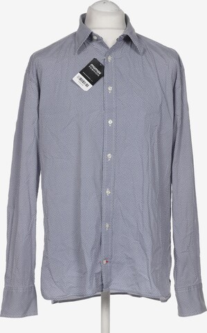 TOMMY HILFIGER Button Up Shirt in XL in Blue: front