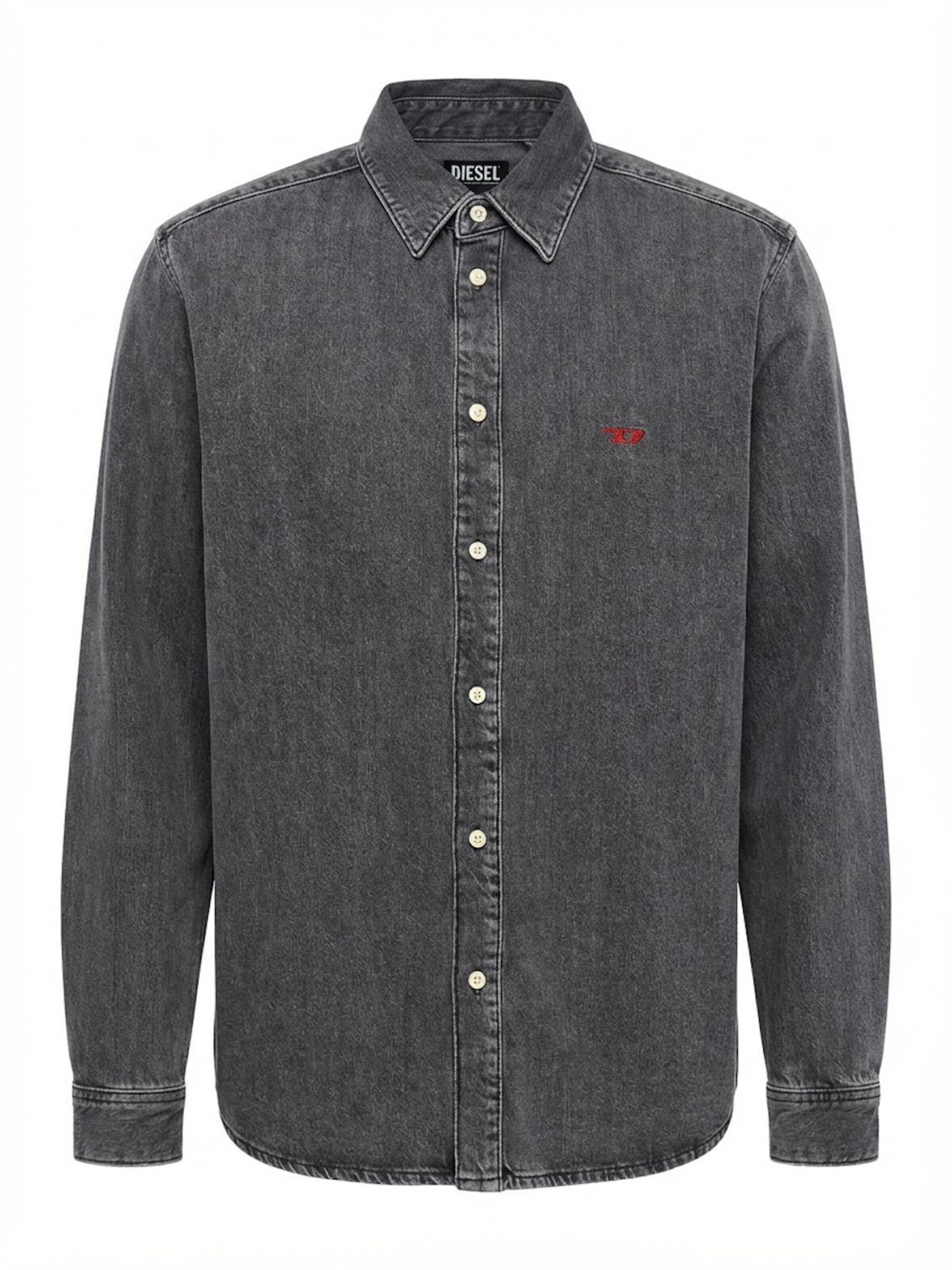 DIESEL - Ajuste regular Camisa 'D-SIMPLY' en gris: frente