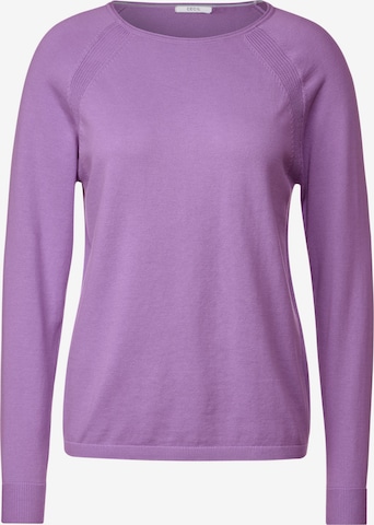 CECIL Sweater in Purple: front