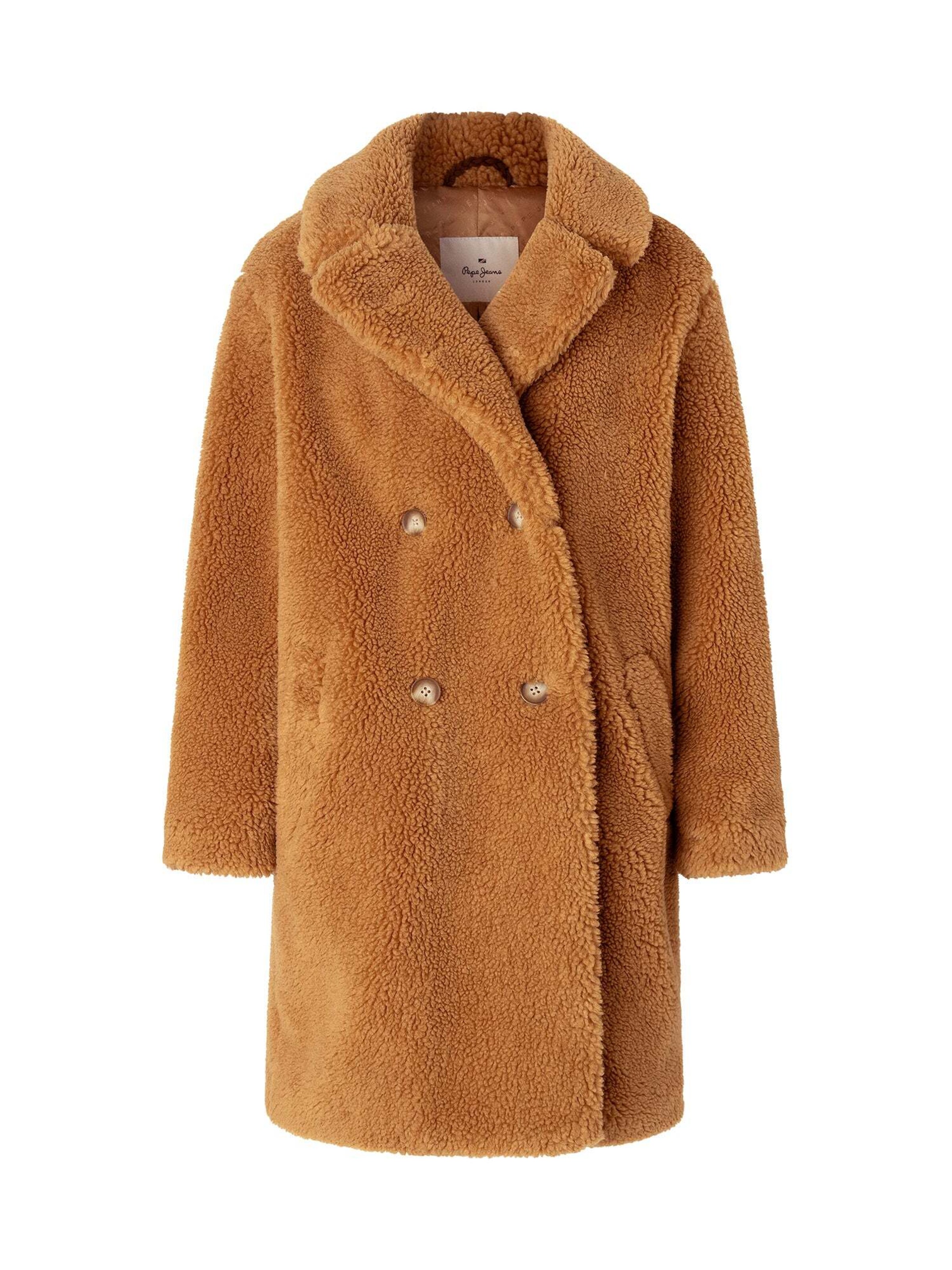 Pepe Jeans Winter Jacket 'Ruby' in Brown: front