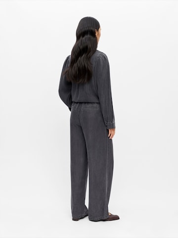 OBJECT Loose fit Jeans 'OBJFRAME LISA' in Black