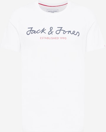 JACK & JONES Póló 'Berg' - fehér: elől