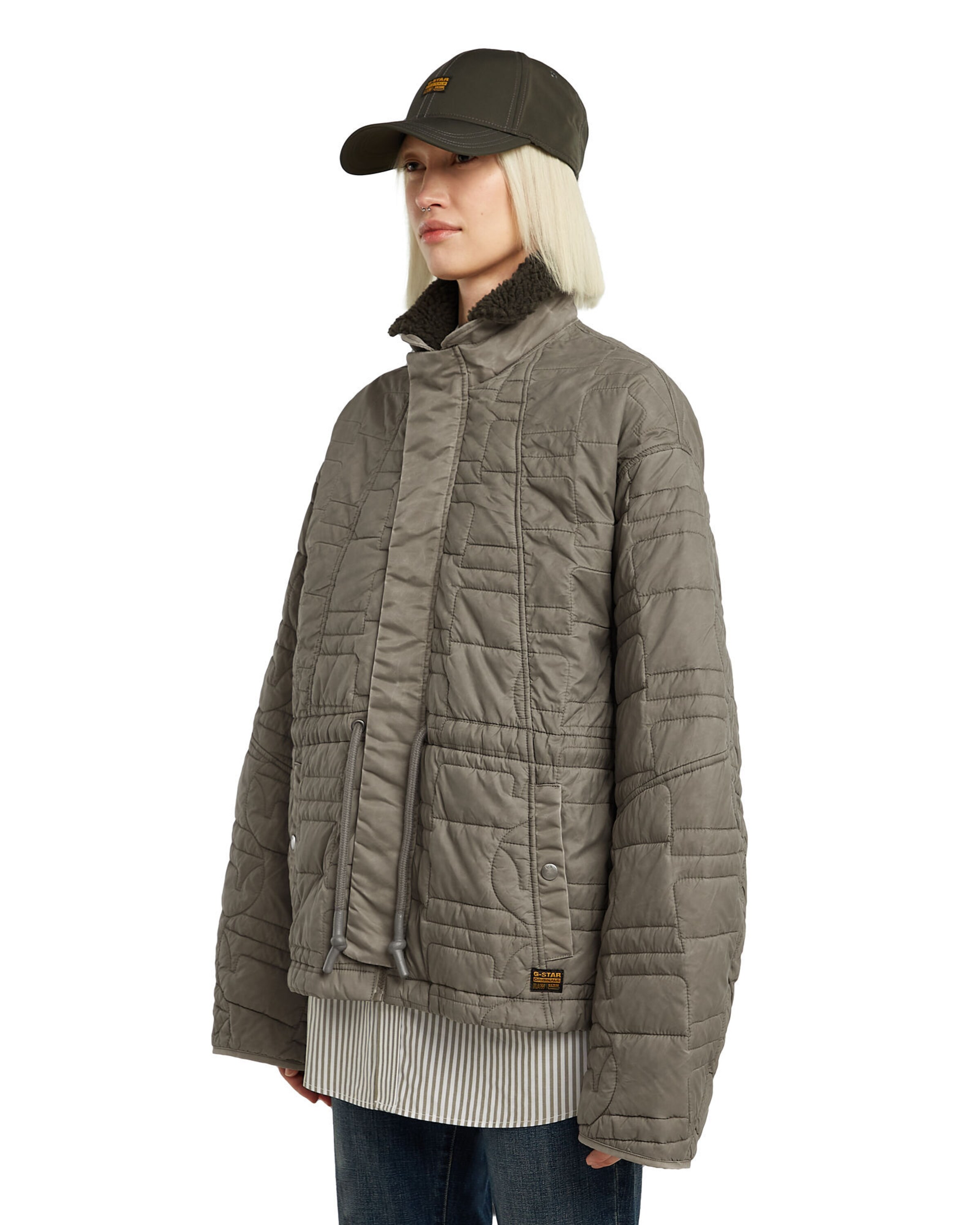 G-STAR Steppjacke in Grau