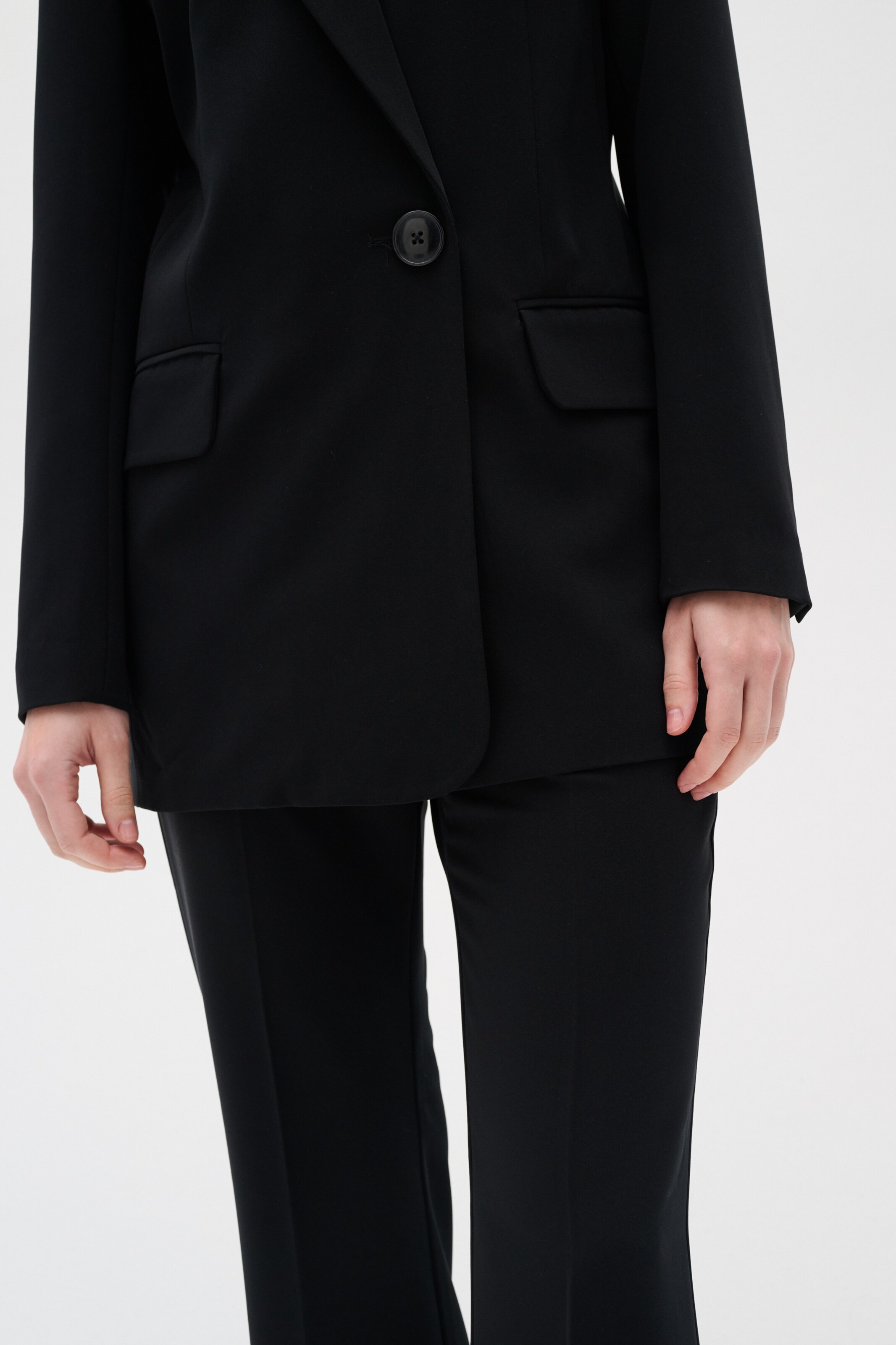 InWear Regular Trousers 'Veta' in Black