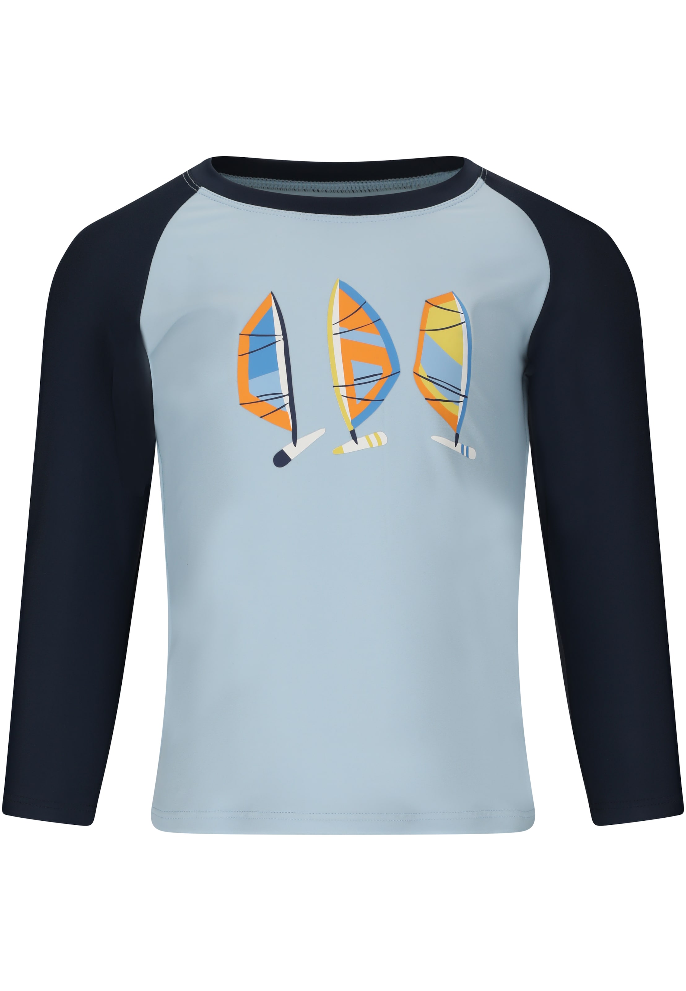 ZigZag UV Protection 'Lassu' in Blue: front