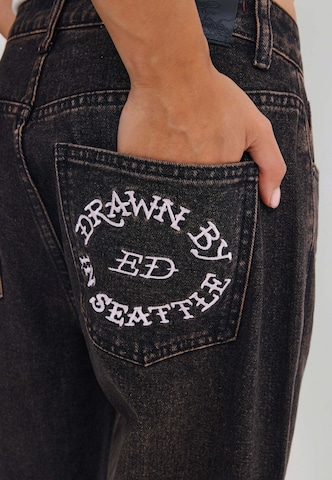 Loosefit Jeans di Ed Hardy in nero
