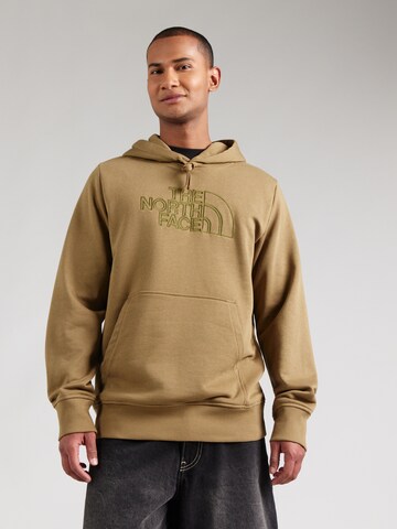 THE NORTH FACE Mikina 'DREW PEAK' - Zelená: predná strana