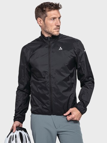 Schöffel Outdoor jacket ' Bike Jacket Style Cannobio MNS ' in Black: front