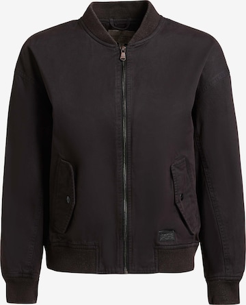 Veste fonctionnelle 'Inie' khujo en noir : devant