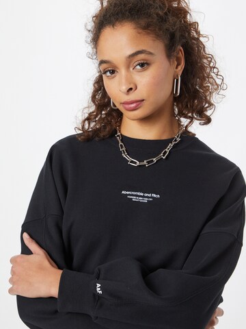 Abercrombie & Fitch Sweatshirt in Schwarz