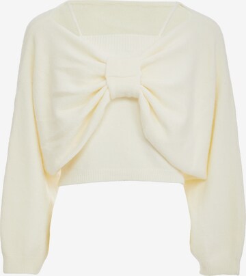 Pull-over NALLY en blanc : devant