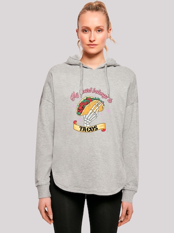 Sweat-shirt F4NT4STIC en gris : devant