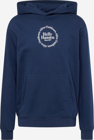 Sweat-shirt HELLY HANSEN en bleu : devant