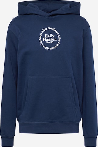 HELLY HANSEN - Sudadera en azul: frente