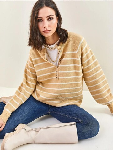 Pullover di Bianco Lucci in beige