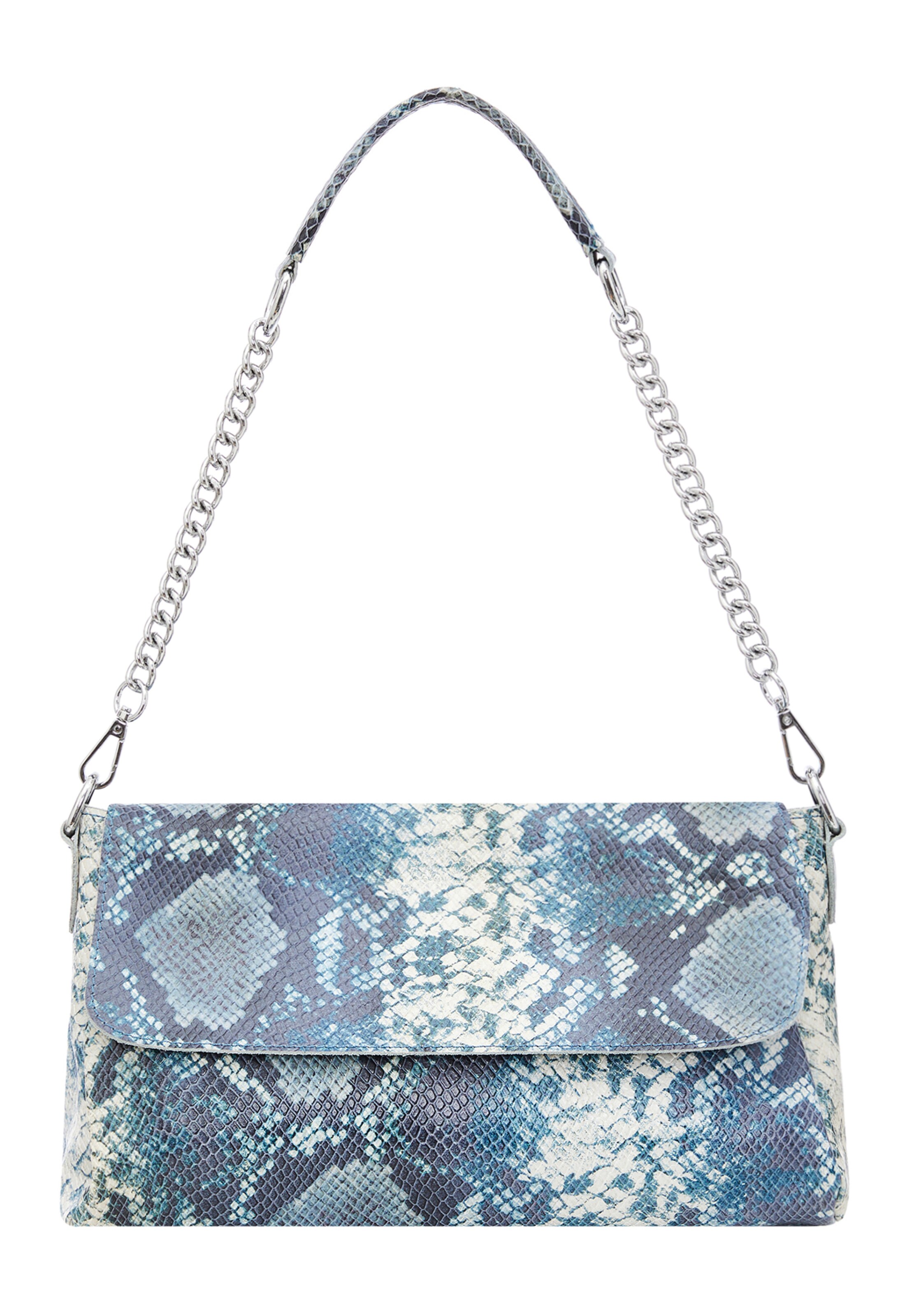 NAEMI Mala de ombro em azul noturno / safira / branco natural, Vista do artigo