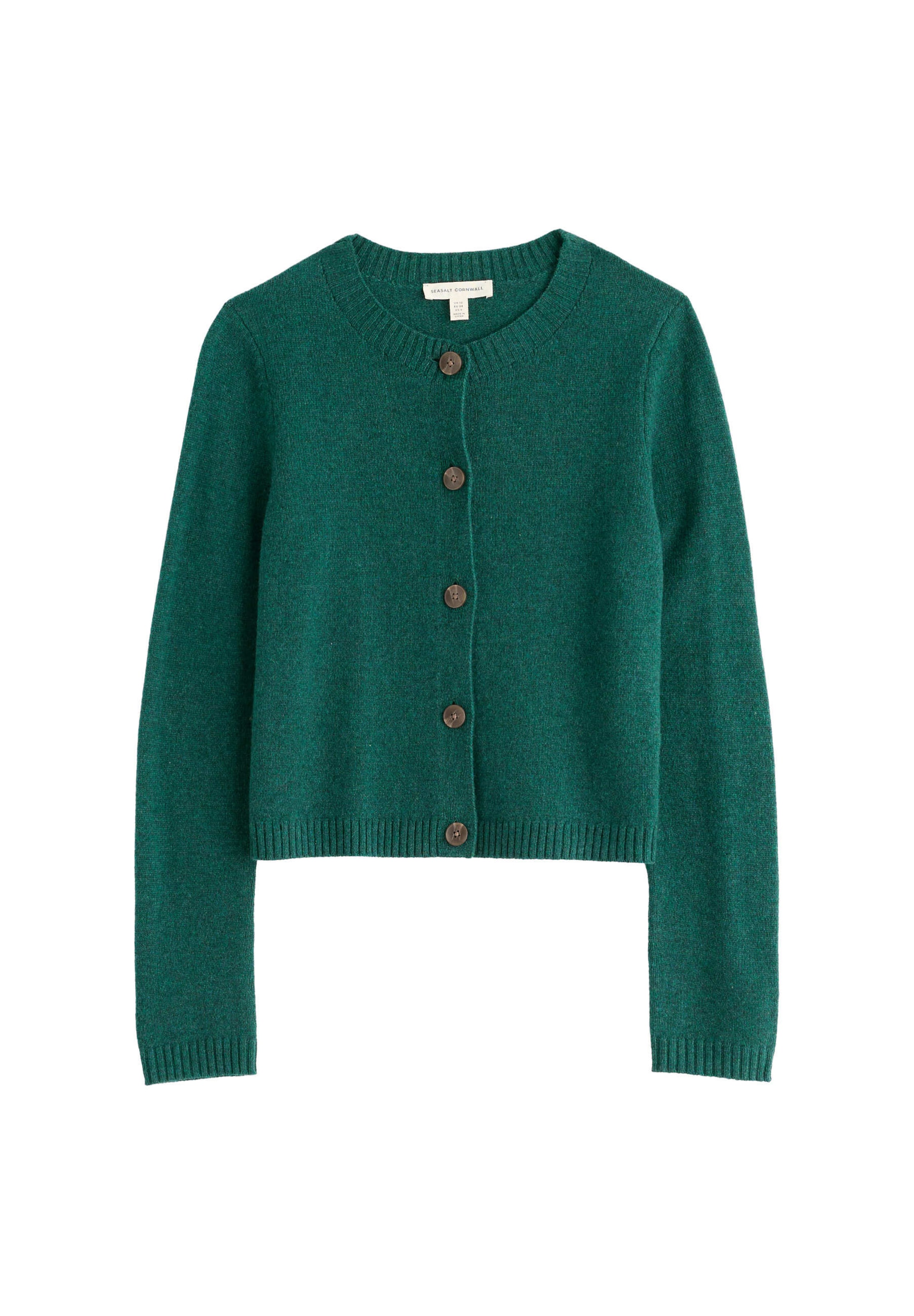 Cardigan 'Tern Tide' Seasalt Cornwall en vert : devant