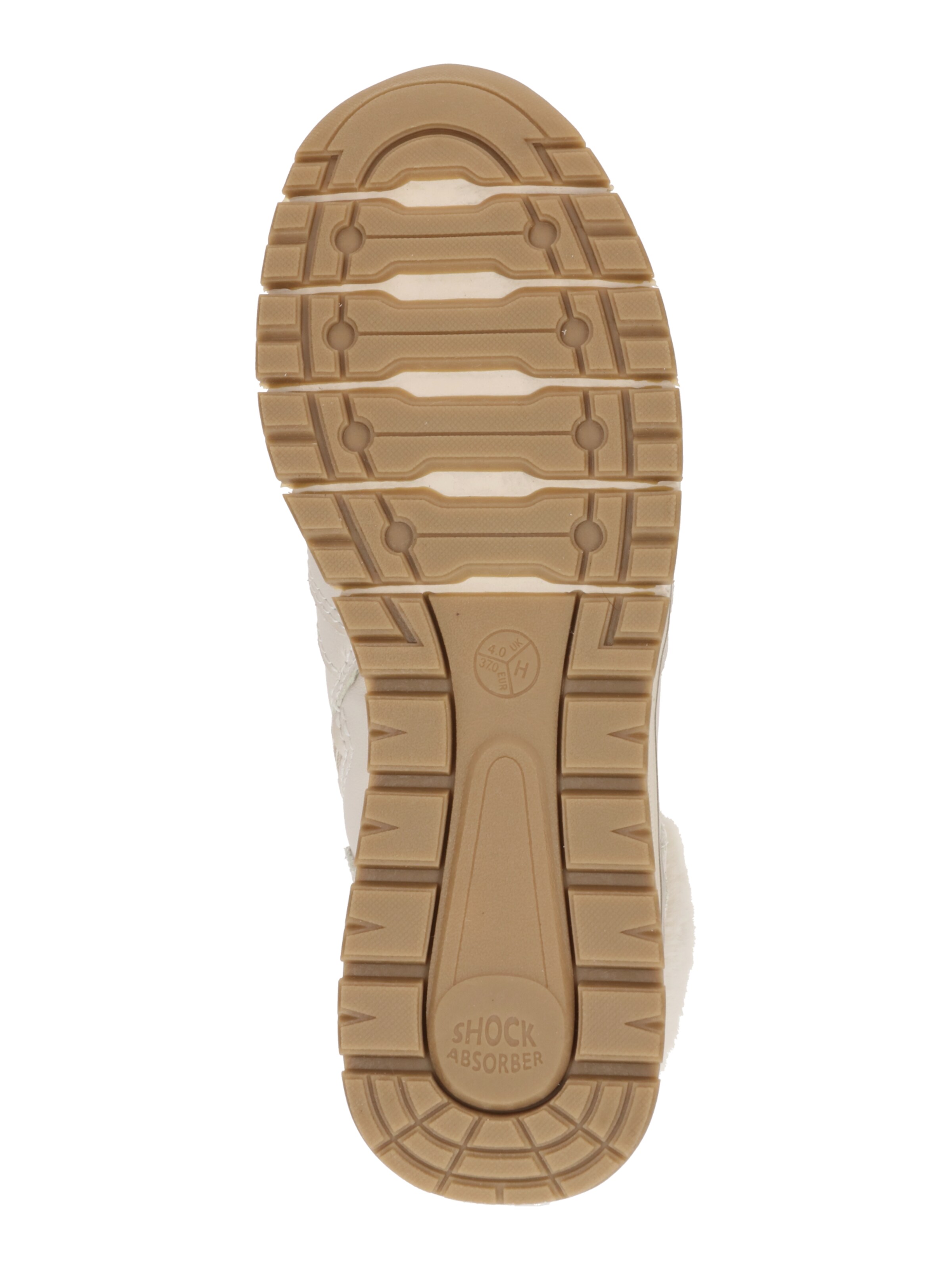 JANA Lace-up bootie in Beige