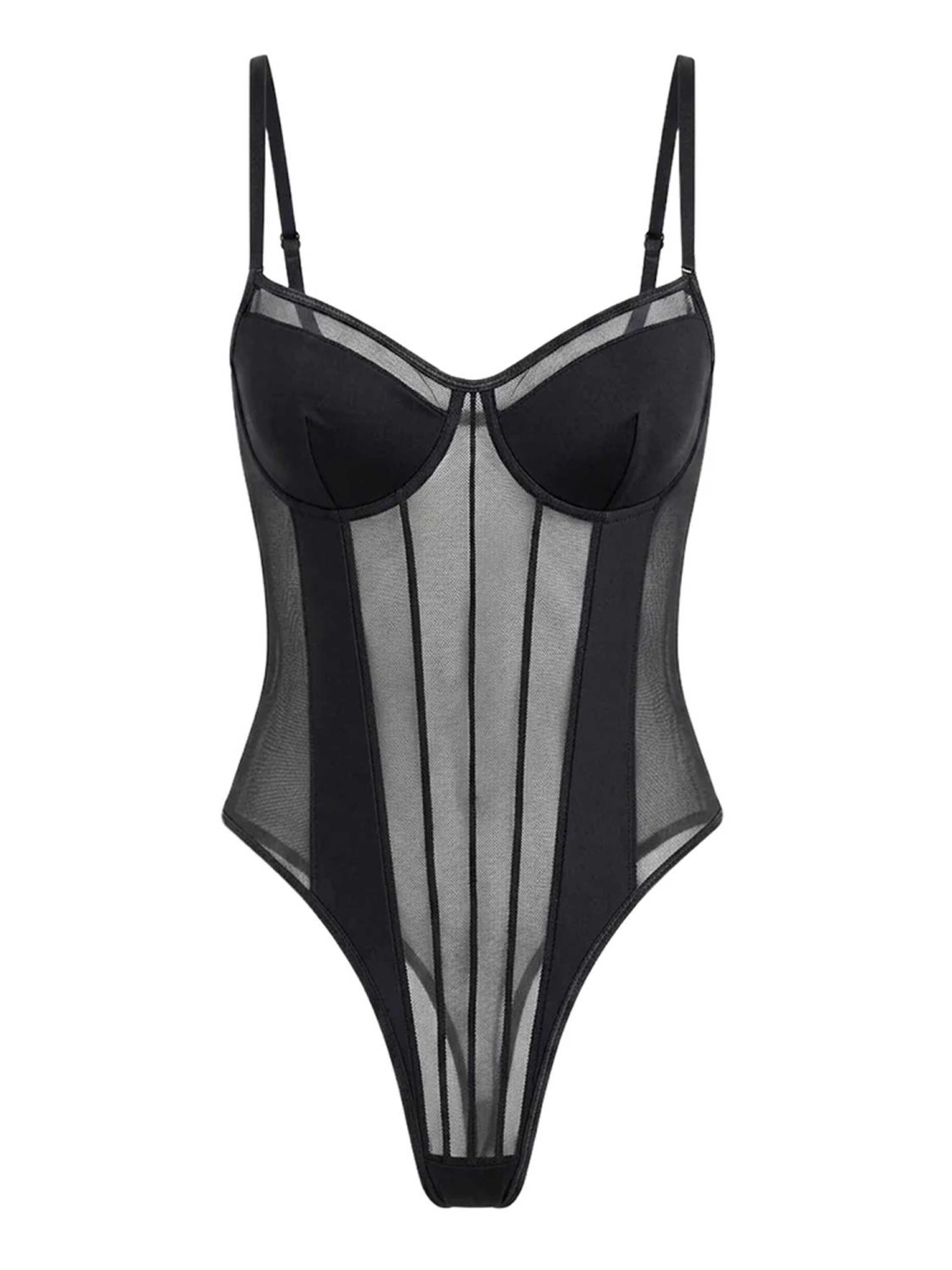 Shapetape Shaping bodysuit 'Lingerie Body Mila' in Black: front