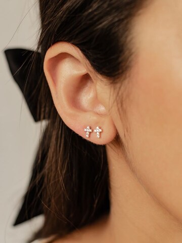 Dear Me Earrings 'Grace Cross' in Gold