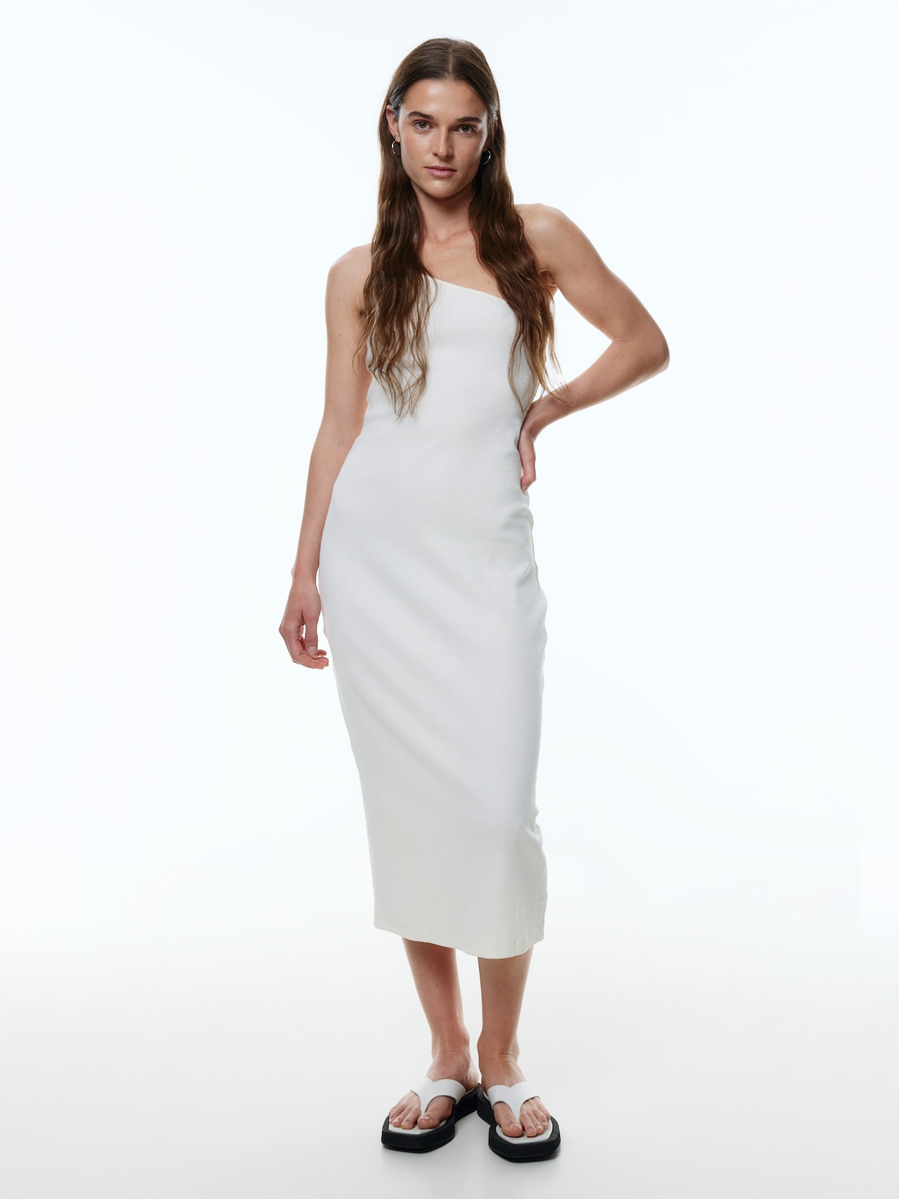 EDITED Producten Jurk 'Holda' Beige