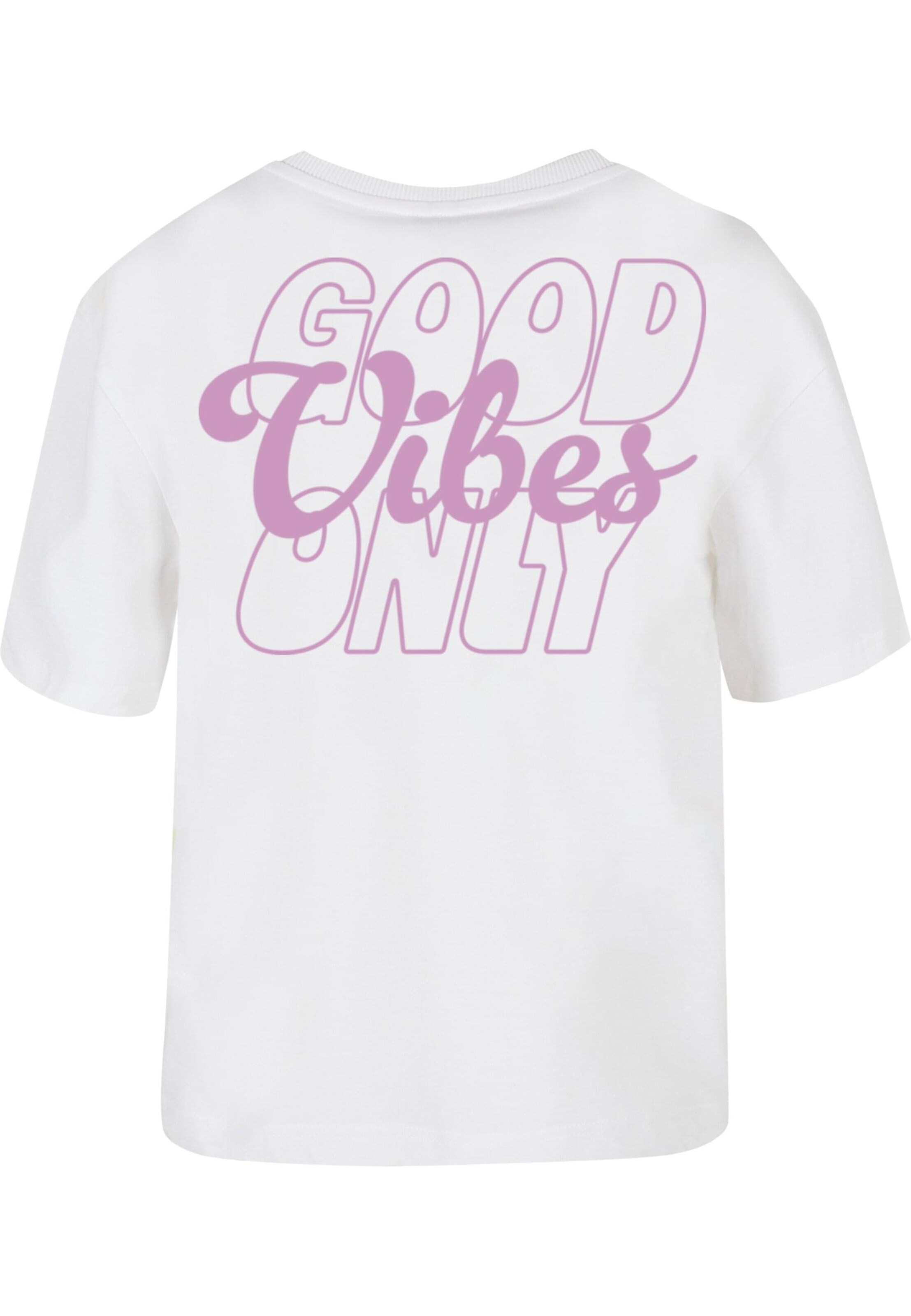 Miss Tee Футболка 'Good Vibes' в Белый