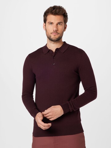 BURTON MENSWEAR LONDON - Pullover em vermelho: frente