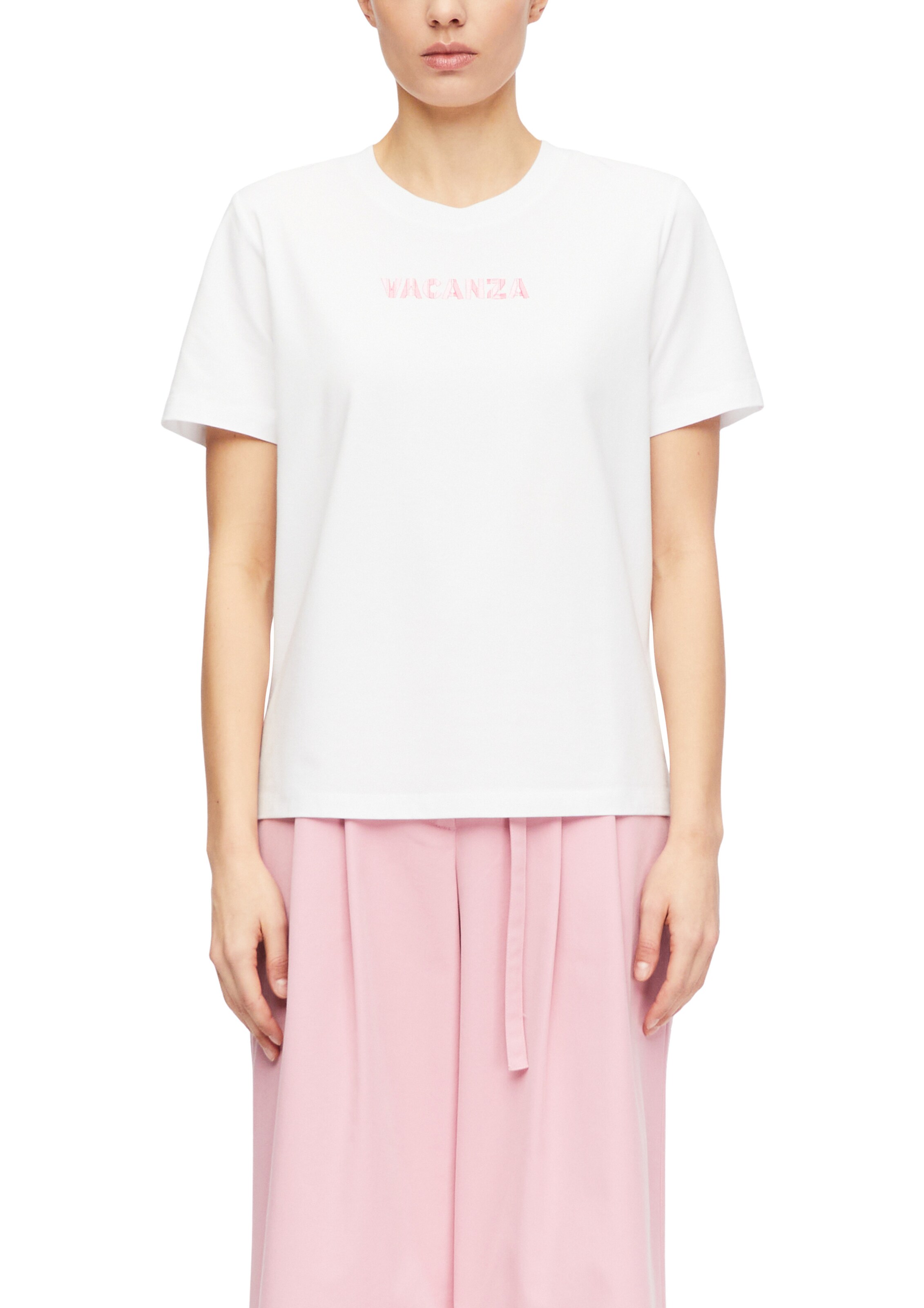T-shirt COMMA en blanc