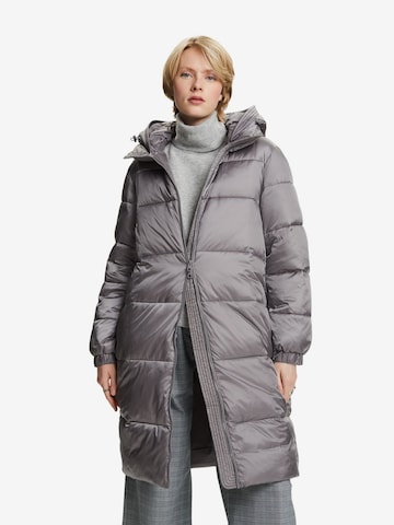 Manteau d’hiver ESPRIT en gris : devant