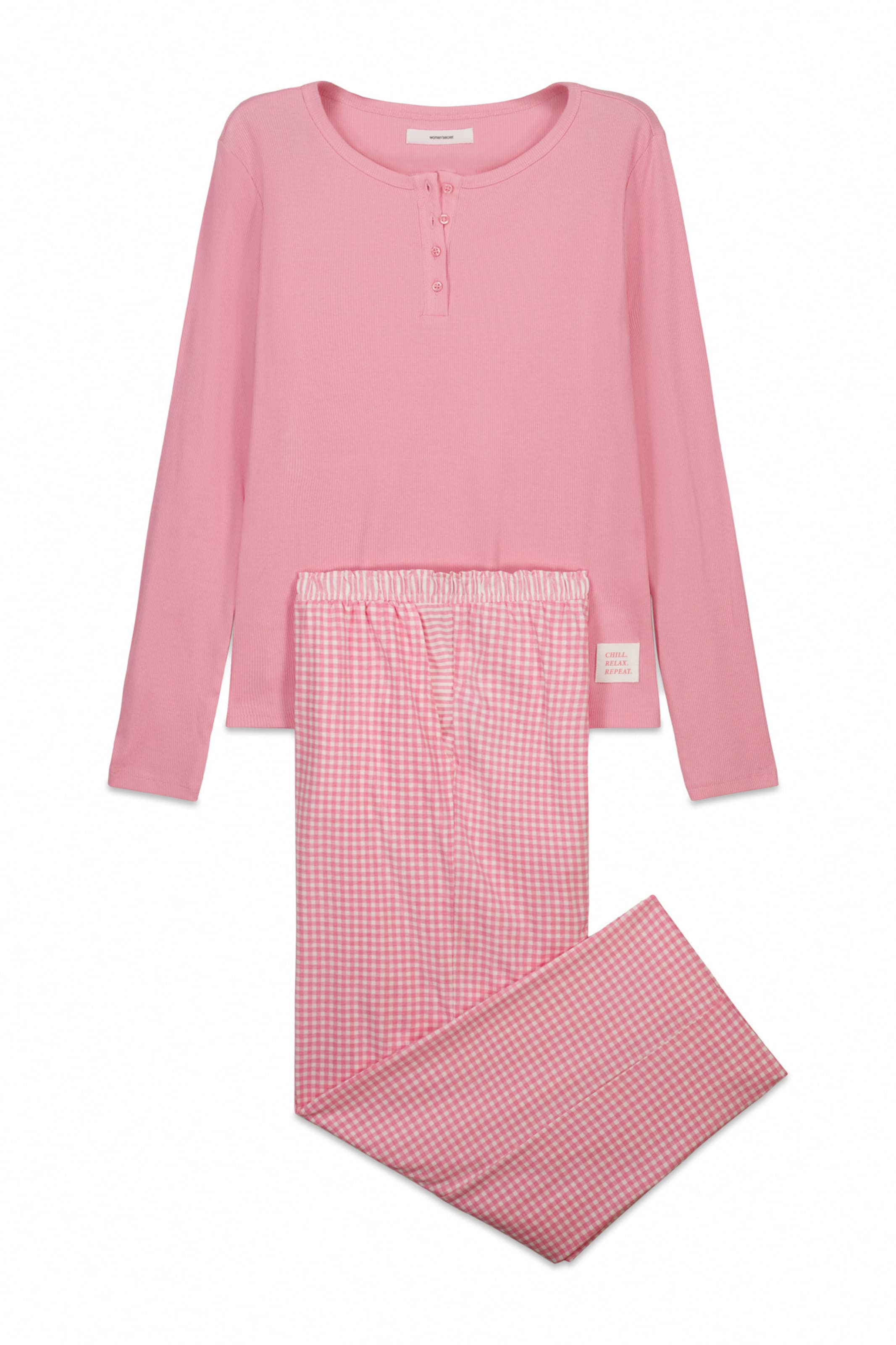 Women' Secret Pyjama in Pink: Vorderseite