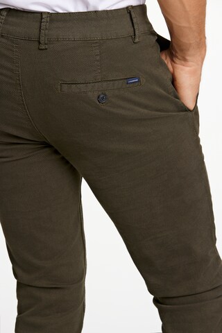 Lindbergh Regular Chino Pants in Green