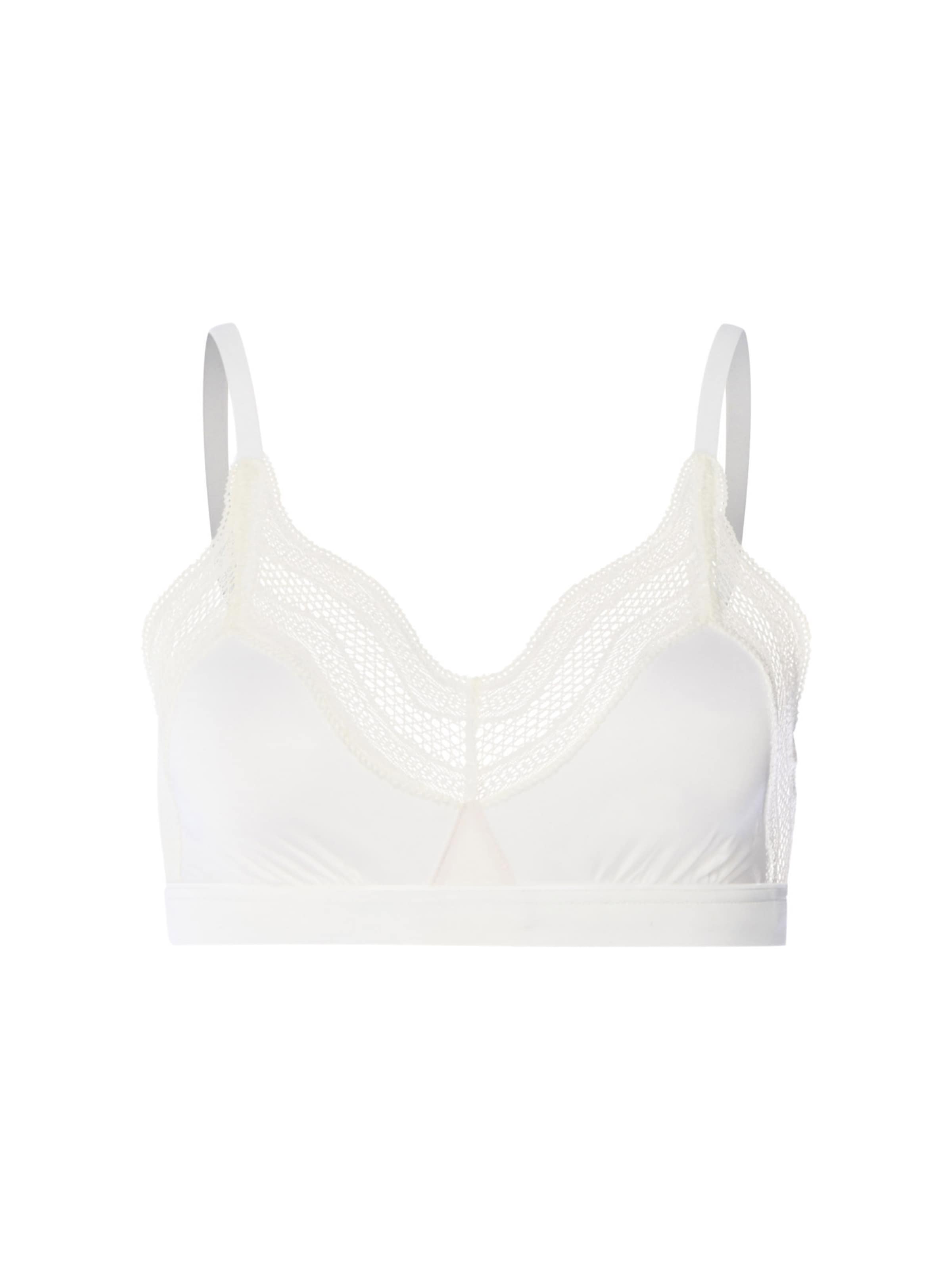 Hanro T-shirt Bra ' Ciri ' in White: front