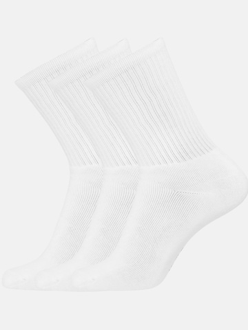 Copenhagen Bamboo Socks in White: front