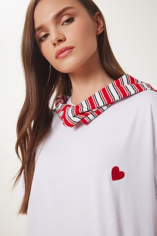 T-shirt Happiness İstanbul en blanc