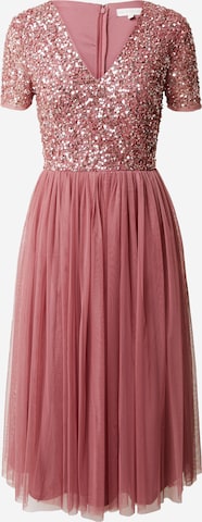 Robe de cocktail 'DELICATE' Maya Deluxe en rose : devant