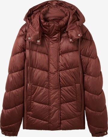 TOM TAILOR Winter Jacket in Brown: front