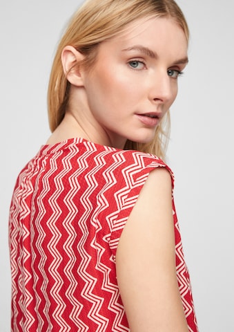 s.Oliver Blouse in Rood