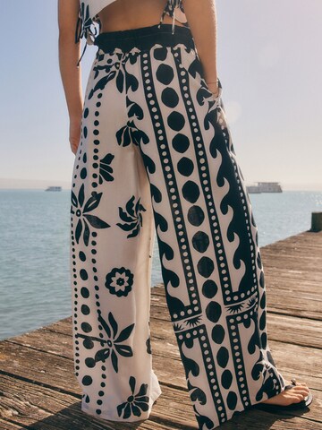 Next Wide leg Trousers in Black